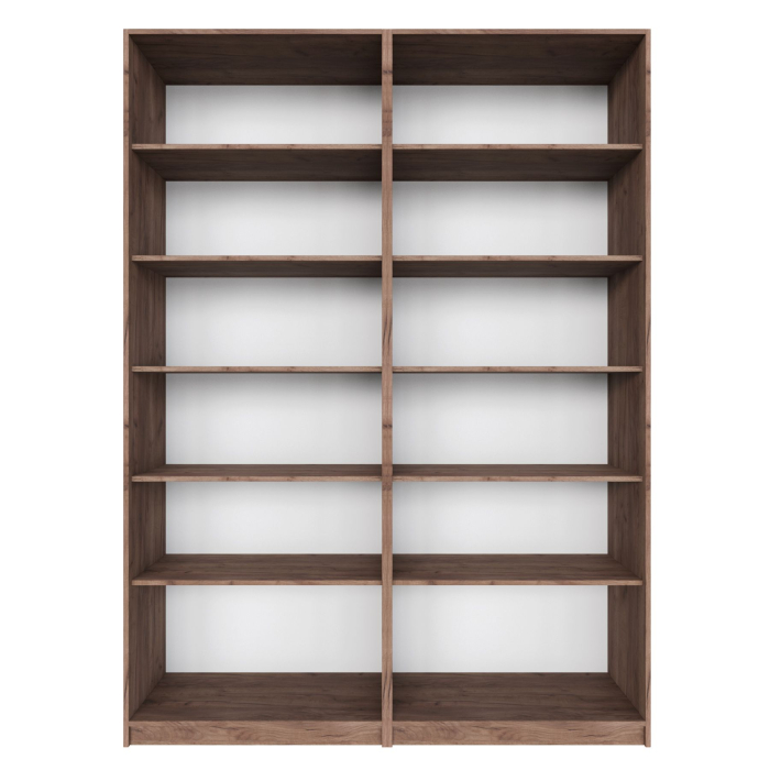 Шкафы распашные, Распашной шкаф Локер 800+800 (Гармошка с системой Push to Move/Левый) с полками