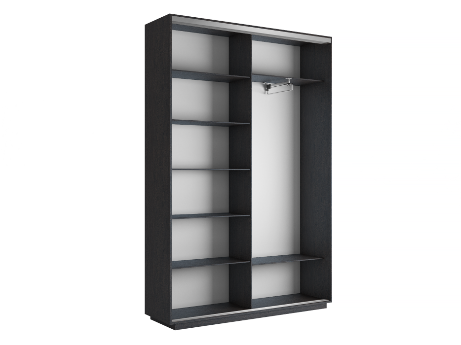 Шкафы-купе 2-х дверные, Шкаф-купе Экспресс Медиум дуо 2200 x 1400 x 450