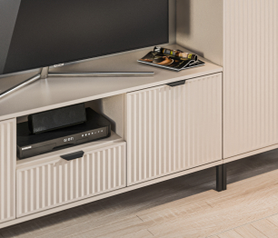 Набор для гостиной Турин Кашемир серый/МДФ Кашемир