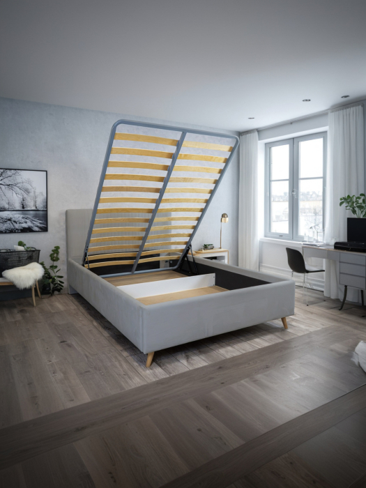 С подъемным механизмом, Кровать Коуч 001П 180х200