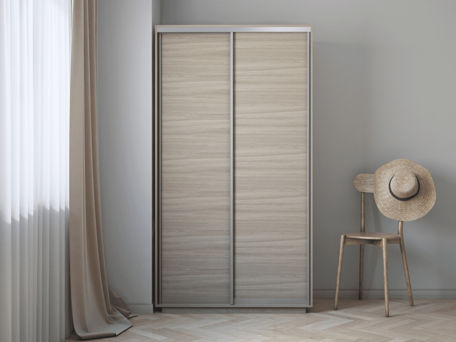 Шкафы-купе 2-х дверные, Шкаф-купе Экспресс Хит 2х дверный ДСП 120х60х220