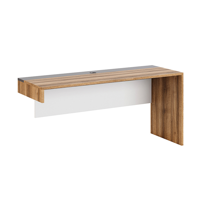 Детские столы, Стол письменный Гринвич мод. 3, авелано, темно-серый, белый