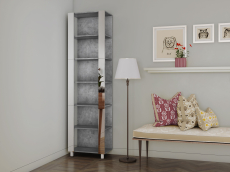 Открытые, Стеллаж модульный Универсальный 35х44х240 Зеркало