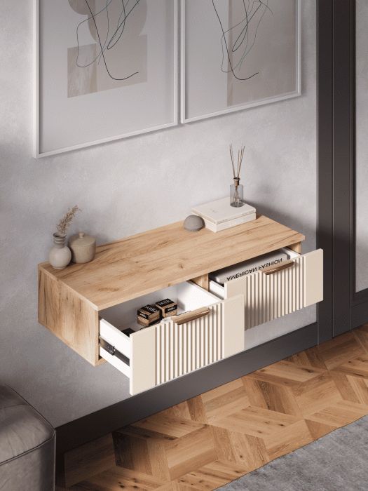 Прикроватные и настенные  столики, Тумба подвесная Ингрия Luxe 10