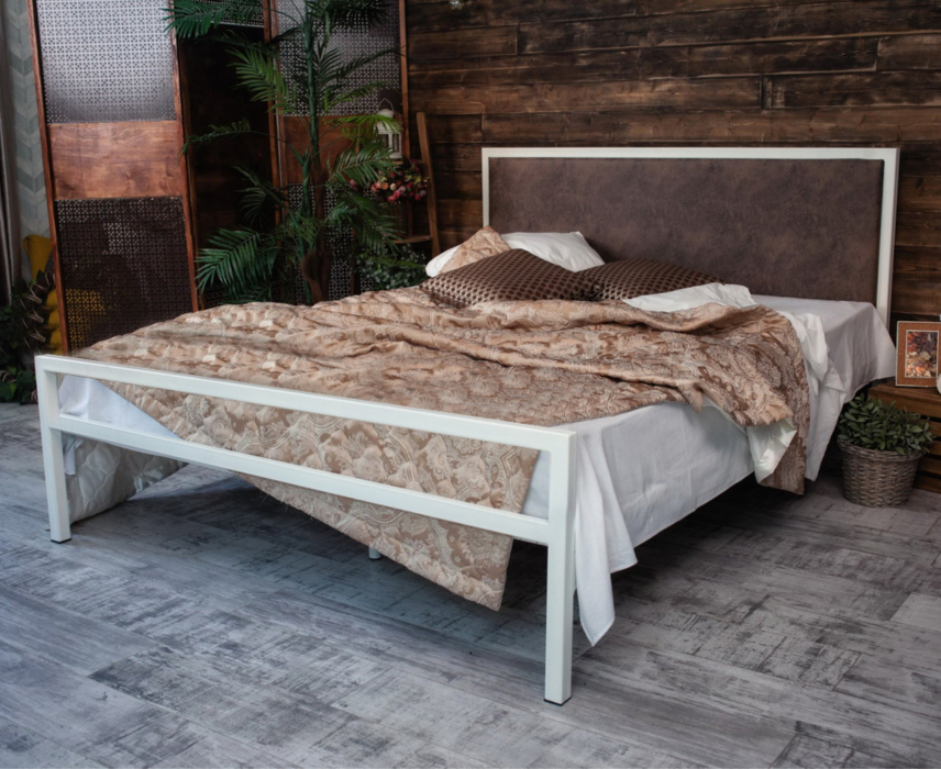 Кровати 90 см, Кровать в стиле лофт Лоренцо 0.9 (Белый)