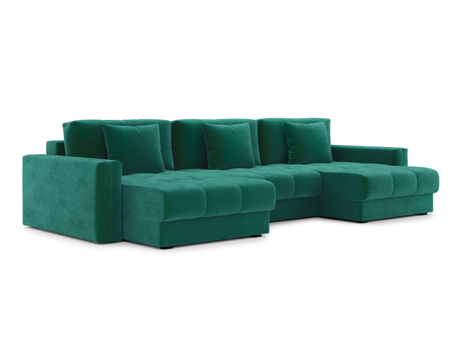 Диваны угловые в гостиную, Диван П-образный Кастел М102