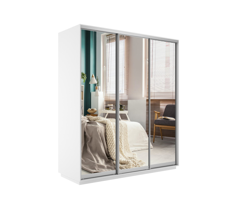 Шкафы-купе, Шкаф-купе Экспресс Экспенс трио 2400 x 2400 x 600