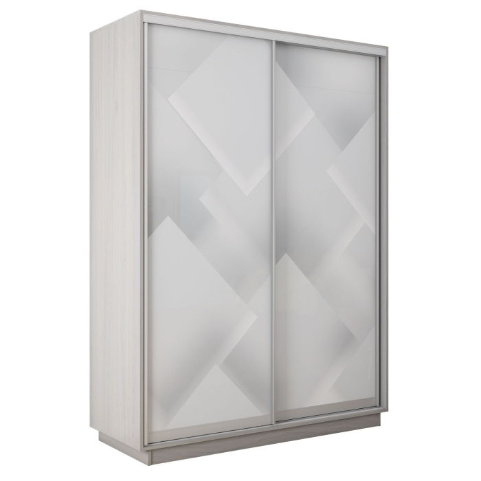 Шкафы-купе 2-х дверные, Шкаф-купе Экспресс 2-х дверный Фотопечать Квадрат Стекла 120х45х240