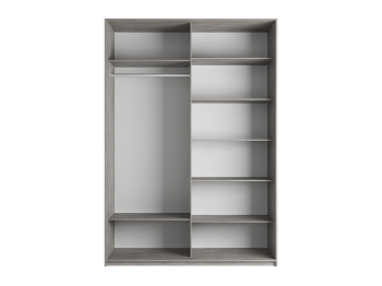 Шкаф-купе Прайм 2-х дверный ДСП/Стекло фисташка/Доводчики 140х57х230