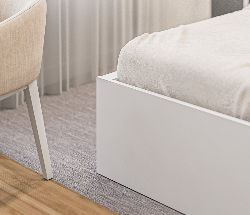 Кровати 140 см, Кровать (1400) Леон/Бруклин СБ-3368