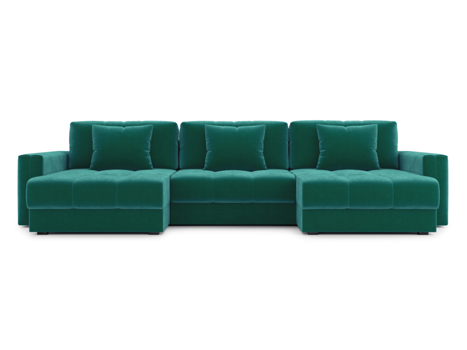 Диваны угловые в гостиную, Диван П-образный Кастел М102