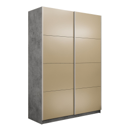 Шкаф-купе Прайм 2-х дверный Стекла фисташка/Доводчики 140х57х230