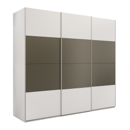 Шкаф-купе Эста 3-х дверный ДСП/Стекла хаки/Доводчик 300х66х240