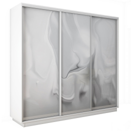 Шкаф-купе Экспресс 3-х дверный Фотопечать Шелк Стекла 240х60х220