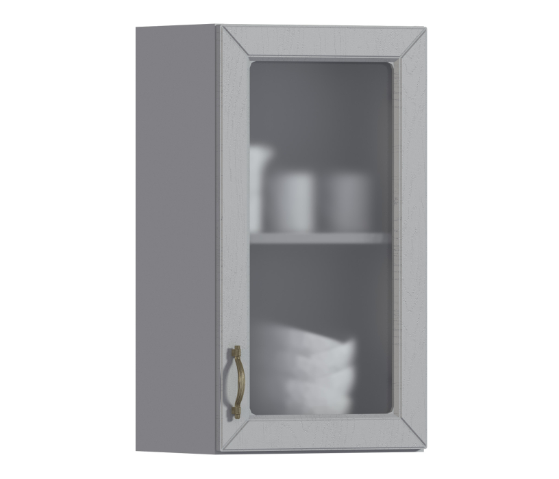 Сити, Сити шкаф навесной со стеклом 1 дв 40х72 см