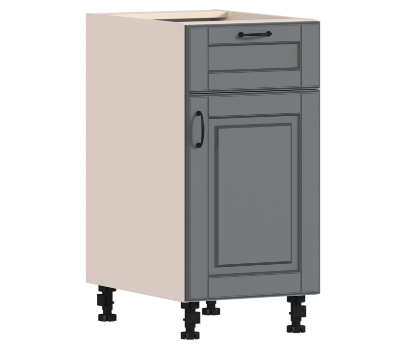 , Регина РСДЯ-40 Шкаф-стол Песочный/МДФ Серый матовый