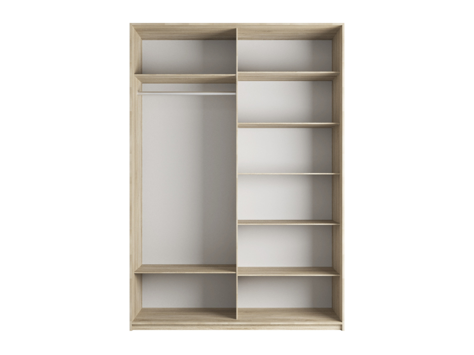 Шкафы-купе 2-х дверные, Шкаф-купе Прайм 2-х дверный ДСП/Стекло фисташка/Доводчики 120х57х230