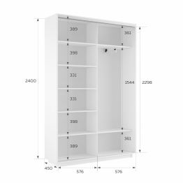 Шкаф-купе Экспресс 2-х дверный Фотопечать Калейдоскоп Стекла 120х45х240