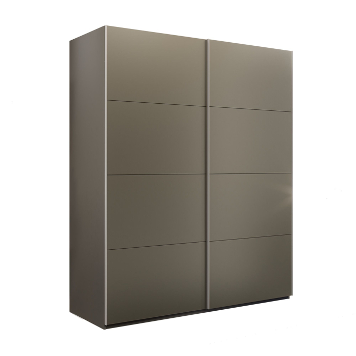 Шкафы-купе 2-х дверные, Шкаф-купе Эста 2-х дверный Стекла хаки/Доводчик 160х66х240