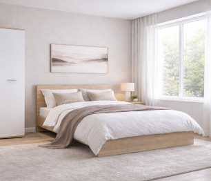 Кровать Мамбо СБ-2679 1600 с ортопед. основанием и матрасом Фиеста