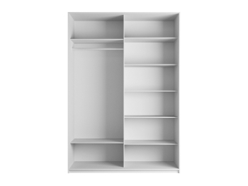 Шкаф-купе Прайм 2-х дверный ДСП/Стекло хаки/Доводчики 160х57х230