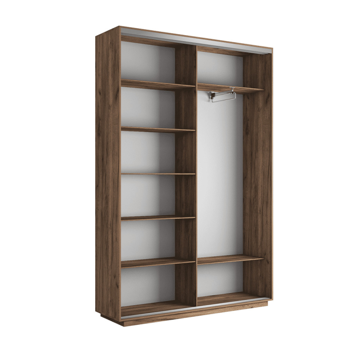 Шкафы-купе 2-х дверные, Шкаф-купе Экспресс 2-х дверный Фотопечать Калейдоскоп Стекла 140х45х220