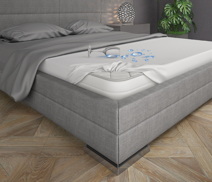 Защитные чехлы и наматрасники, Наматрасник-Аквастоп 1200*1900 (матрас до h30см)