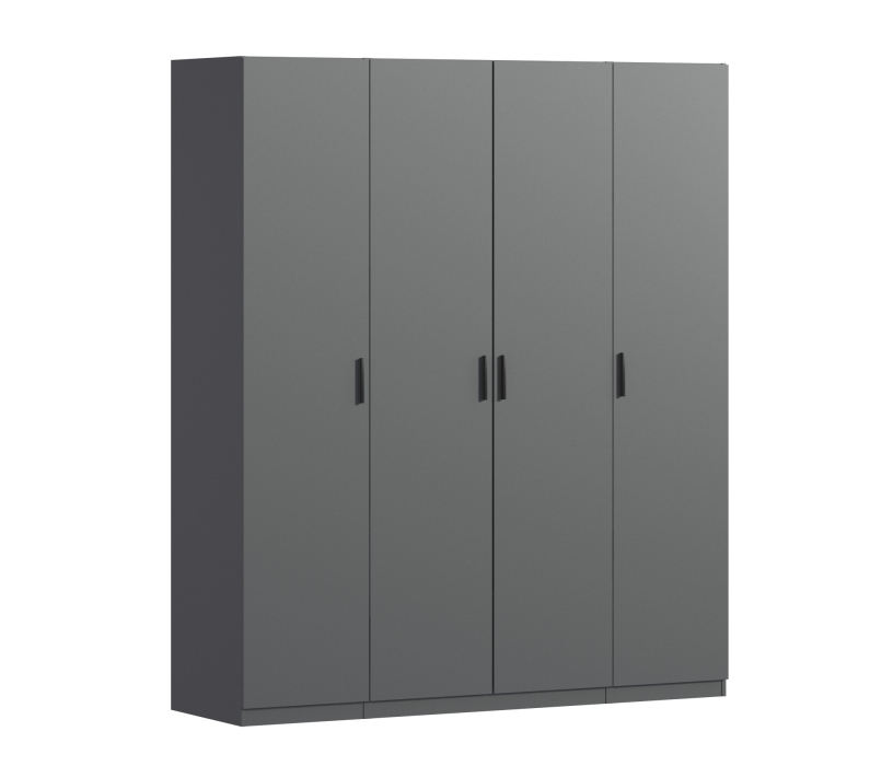 Для одежды, Шкаф четырехдверный Макс 2000 мм, вариант №3 (ЛДСП)