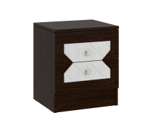 Прикроватные тумбы, ЛДСП Тумба прикроватная НИКОЛЬ Венге-Лиственница светлая