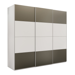 Шкаф-купе Эста 3-х дверный ДСП/Стекла хаки/Доводчик 300х66х240