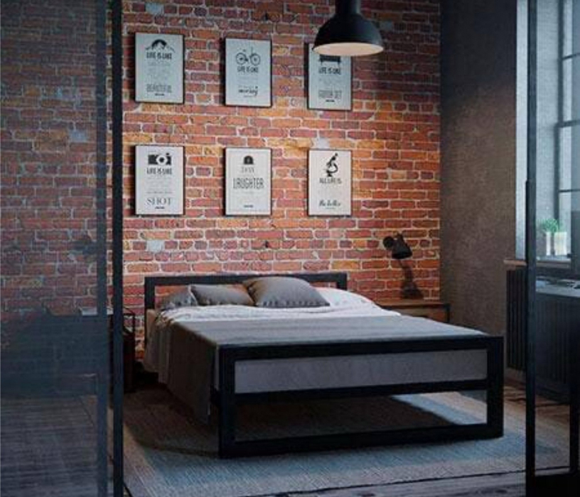 Кровати 140 см, Кровать в стиле лофт Ричмонд 1.4