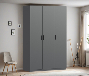 Шкаф трехдверный Макс 1500 мм, вариант №4 (ЛДСП)