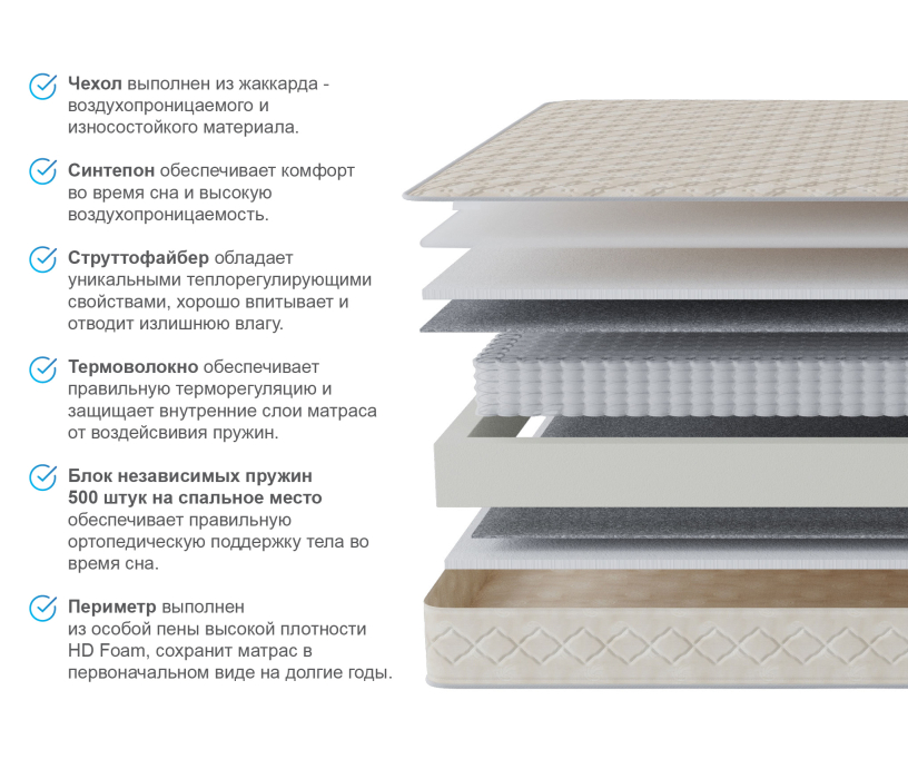 Другие размеры, Матрас Столплит Корсика - Максимус 1800*2000