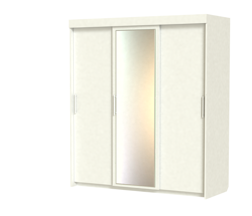 Шкафы-купе 3-х дверные, Шкаф-купе шк-20 3-х дверный с зеркалом