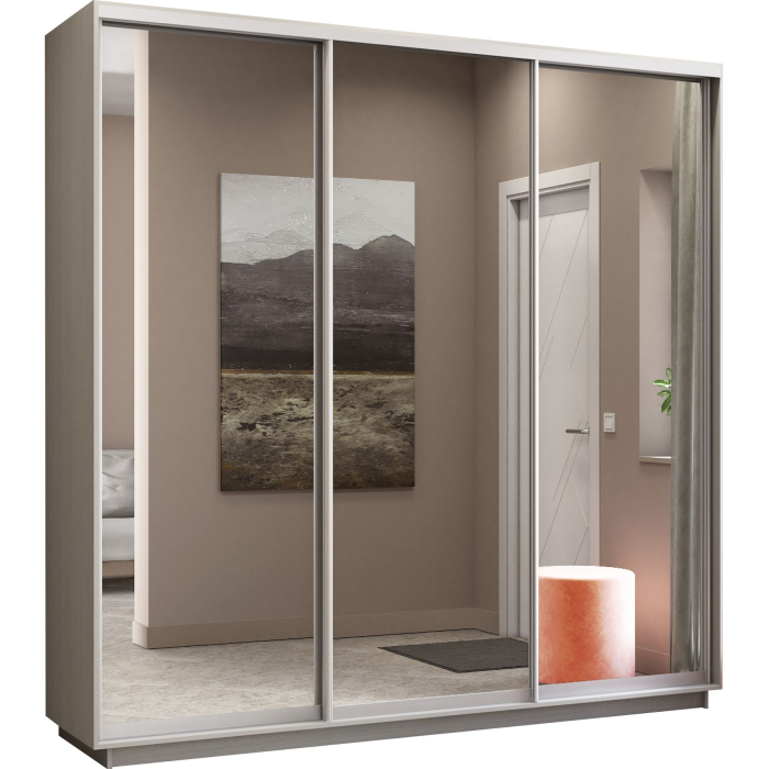 Шкафы-купе 3-х дверные, Шкаф-купе Экспресс Экспенс трио 2200 x 2400 x 450