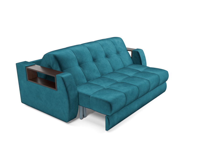 Диваны кровати со спальным местом, Прямой диван Боро №3, вельвет (бархат)