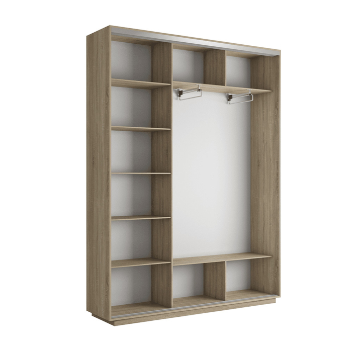 Шкафы-купе 3-х дверные, Шкаф-купе Экспресс 3-х дверный Фотопечать Калейдоскоп Стекла 240х45х220