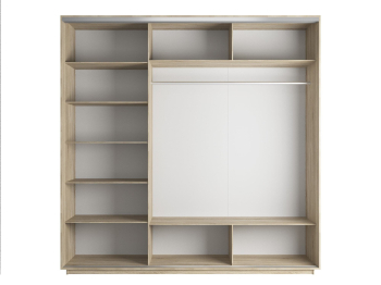 Шкаф-купе Экспресс 3-х дверный Фотопечать Калейдоскоп Стекла 210х60х220