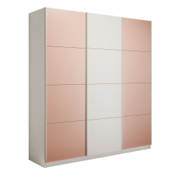 Шкаф-купе Прайм 3-х дверный Стекла пудра/ДСП/Доводчики 180х57х230