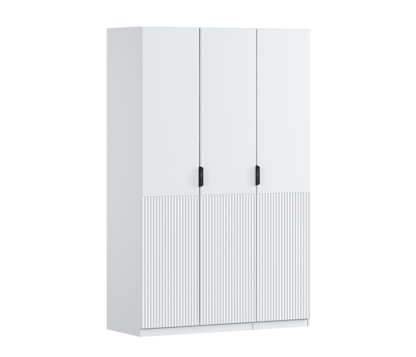 Для одежды, Шкаф трехдверный Макс 1500 мм, вариант №1 (ЛДСП/МДФ)