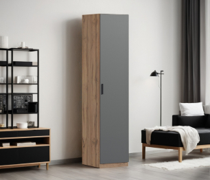 Шкаф однодверный Макс 500 мм, вариант №2 (ЛДСП, дуб вотан)