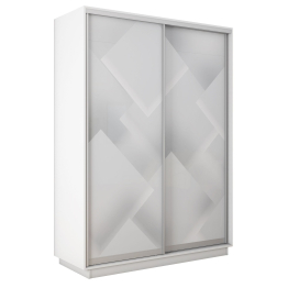 Шкаф-купе Экспресс 2-х дверный Фотопечать Квадрат Стекла 160х60х220