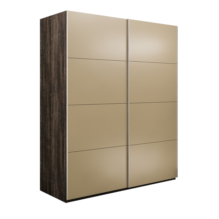 Шкафы-купе 2-х дверные, Шкаф-купе Эста 2-х дверный Стекла фисташка/Доводчик 160х66х240