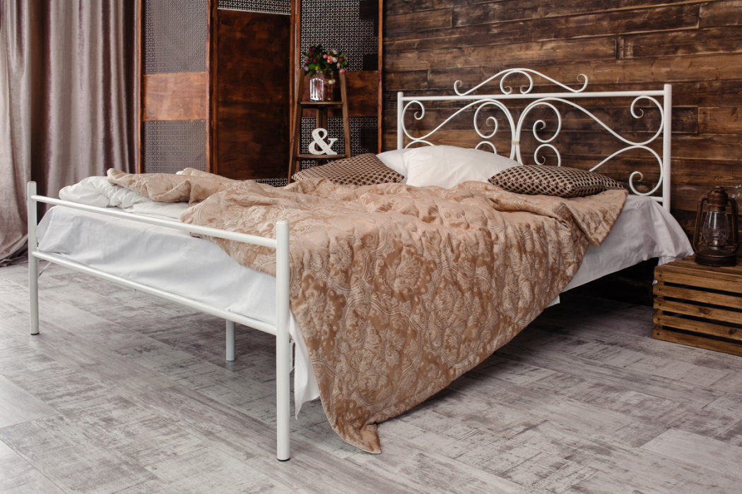 Кованые кровати, Кованая кровать Валенсия 1.4 с одной спинкой