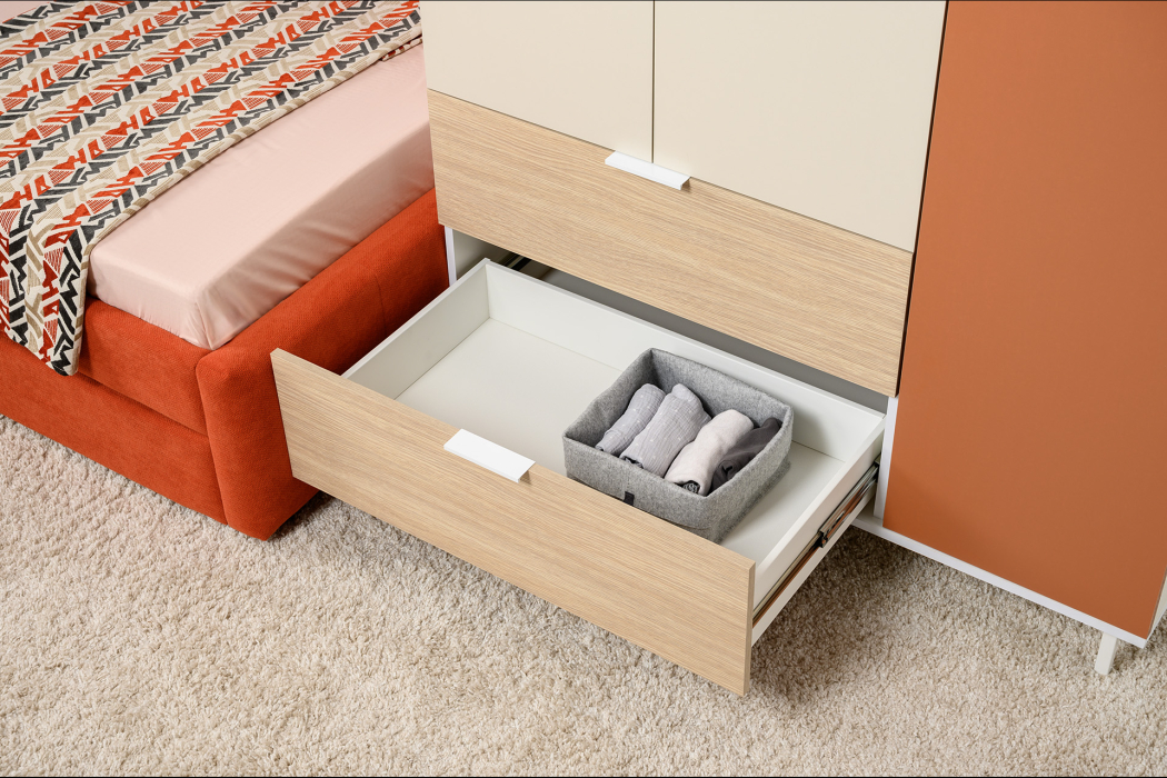 Для одежды, Шкаф Марвэл 16.317.02, белый, сатин, плэйн