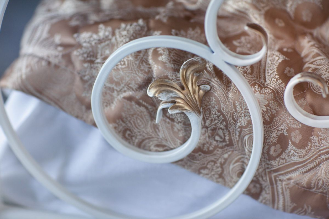 Кованые кровати, Кованая кровать Афина 1.6 с одной спинкой