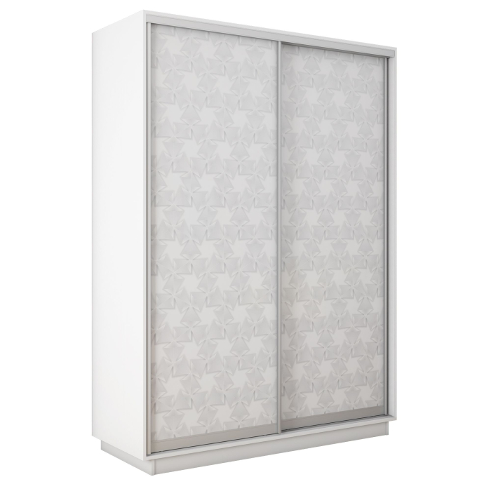 Шкафы-купе 2-х дверные, Шкаф-купе Экспресс 2-х дверный Фотопечать Калейдоскоп Стекла 120х45х220