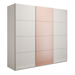 Шкаф-купе Эста 3-х дверный ДСП/Стекла пудра/Доводчик 270х66х240