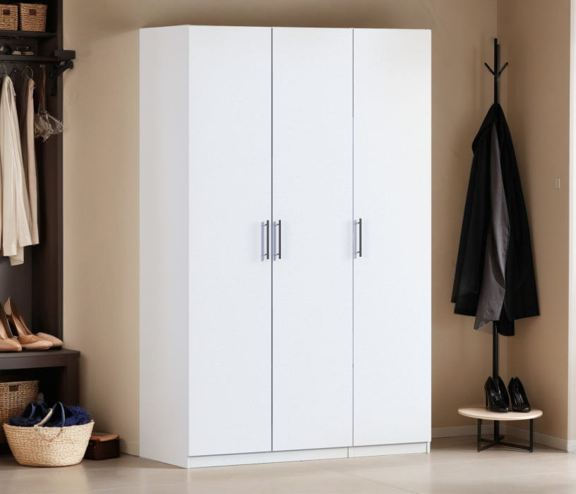 Для одежды, Шкаф трехдверный Макс 1500 мм, вариант №2 (ЛДСП)