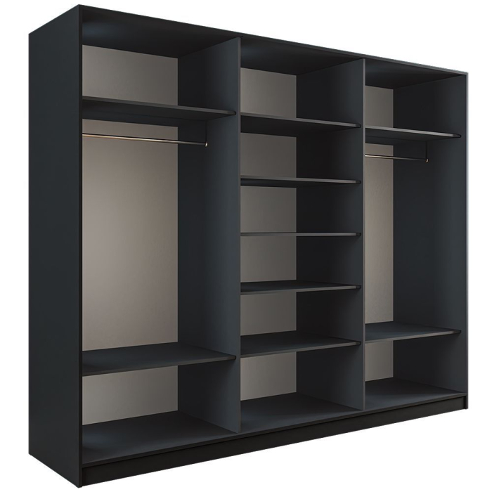 Шкафы-купе 3-х дверные, Шкаф-купе Эста ДСП+ДСП+ДСП 240х66х240